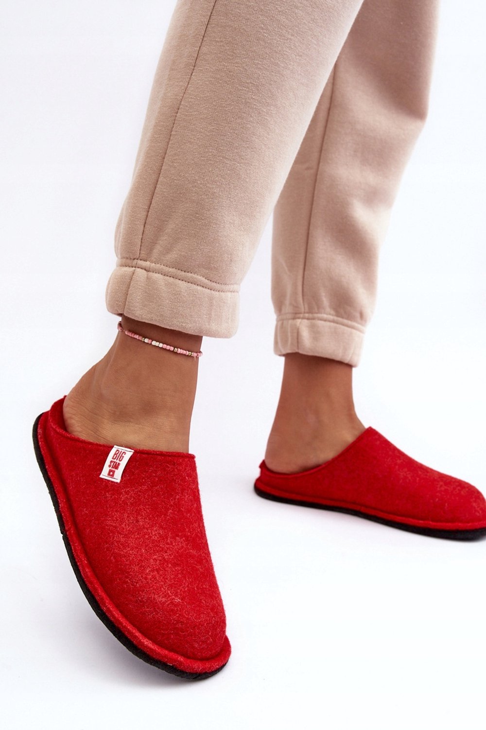 Big Star Dames Pantoffels KK276012 Rood - Maat 36