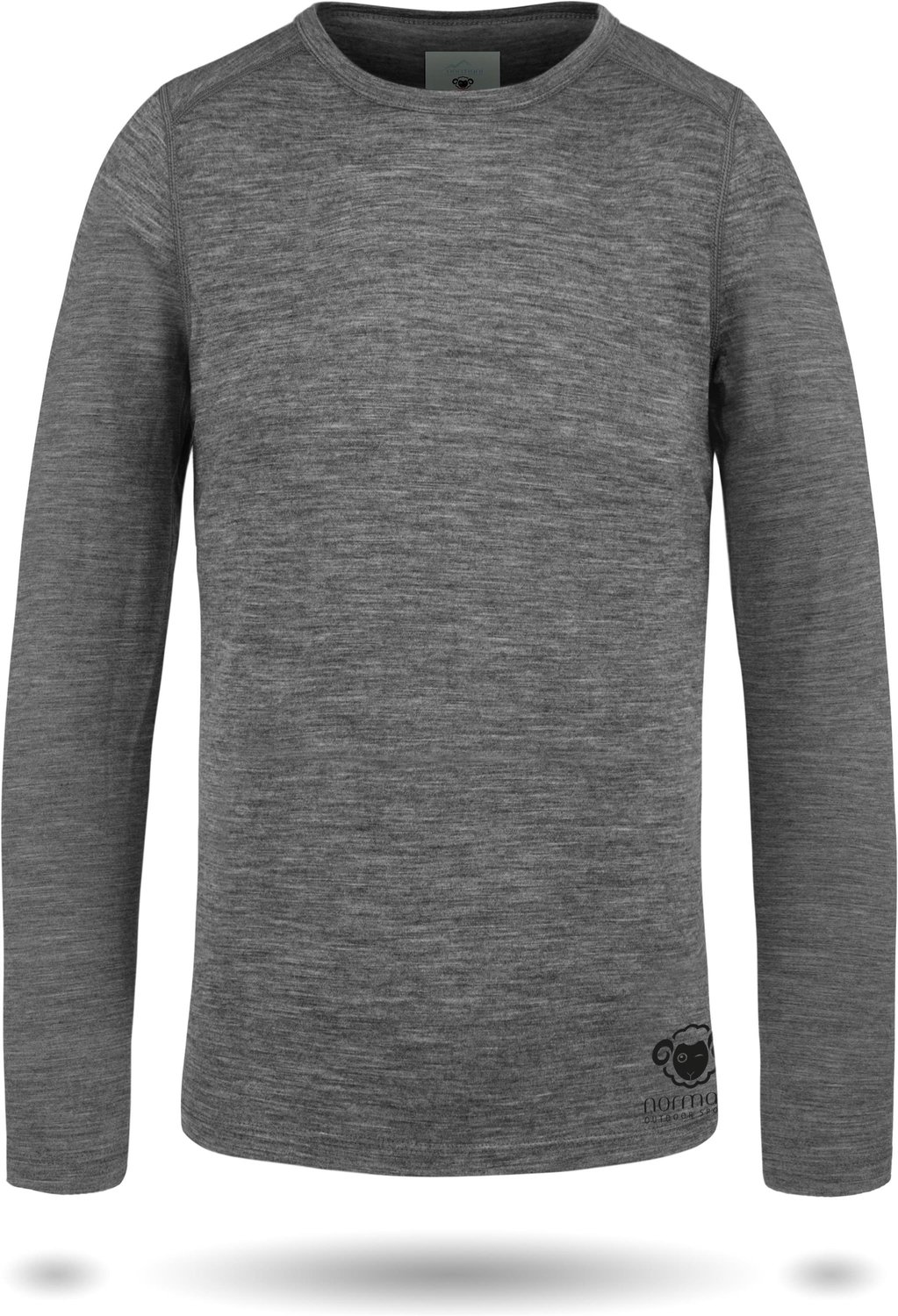 Kinder-shirt met lange mouwen van merinowol „Broome“