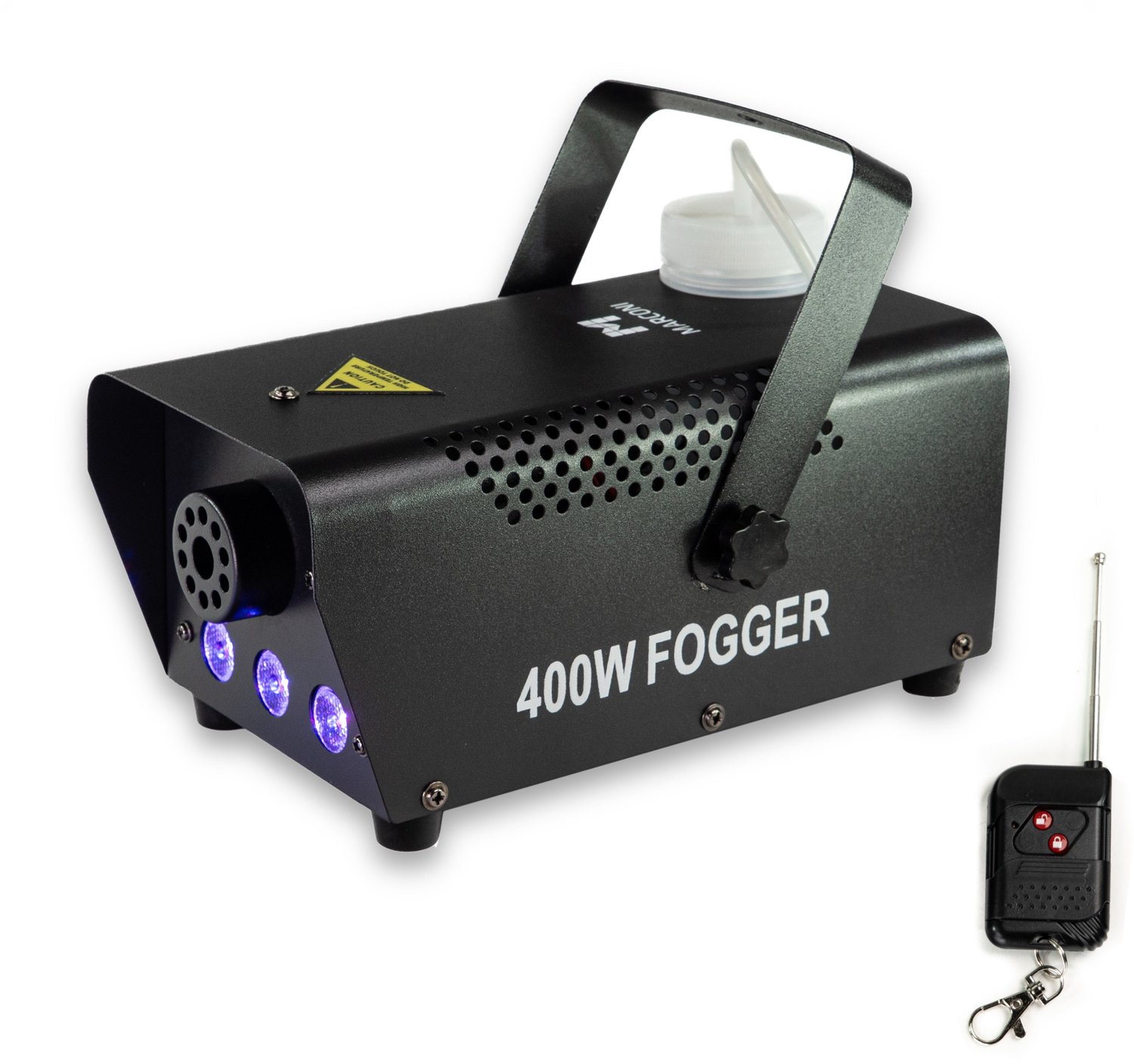 Marconi F400RGB Rookmachine - Party Rookmachine - Lichteffect - 400 Watt - RGB LED Verlichting - Draadloze Afstandsbediening