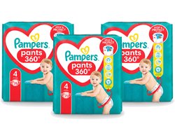 3 x Pampers – Luierbroekjes – Baby Dry Pants Maat 4 – 25 Luiers - Voordeelverpakking - 3 stuks