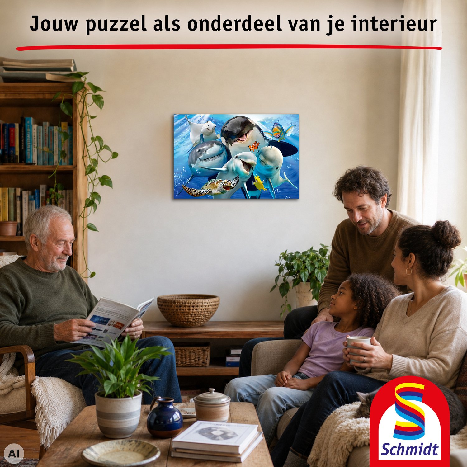 Schmidt - Legpuzzel - Onderwatervrienden - 200 stukjes - Kinderen - vanaf 8 jaar — afbeelding 3