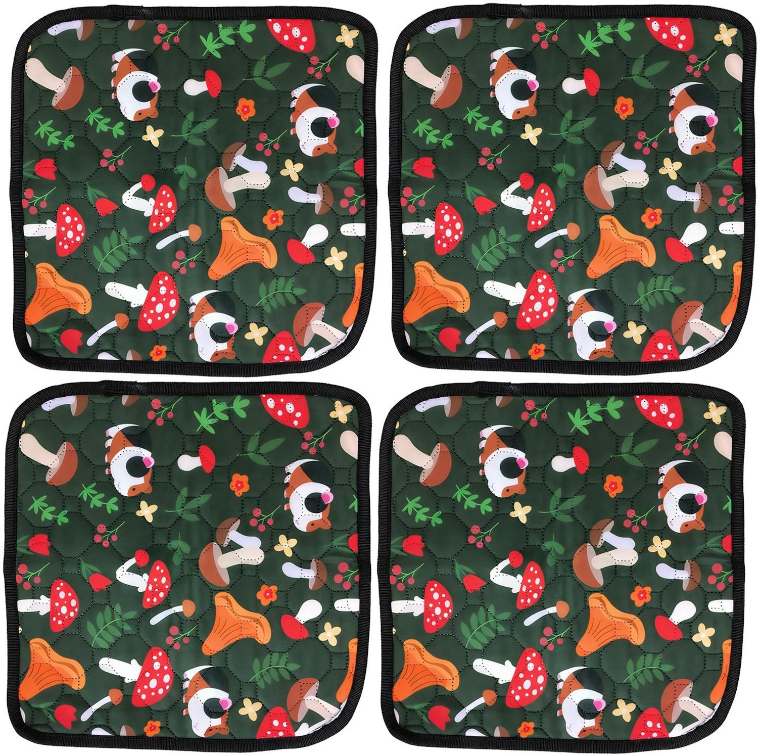 Famanu – Herbruikbare cavia plas-pads, 30x30 cm, absorberend en wasbaar voor kleine huisdieren