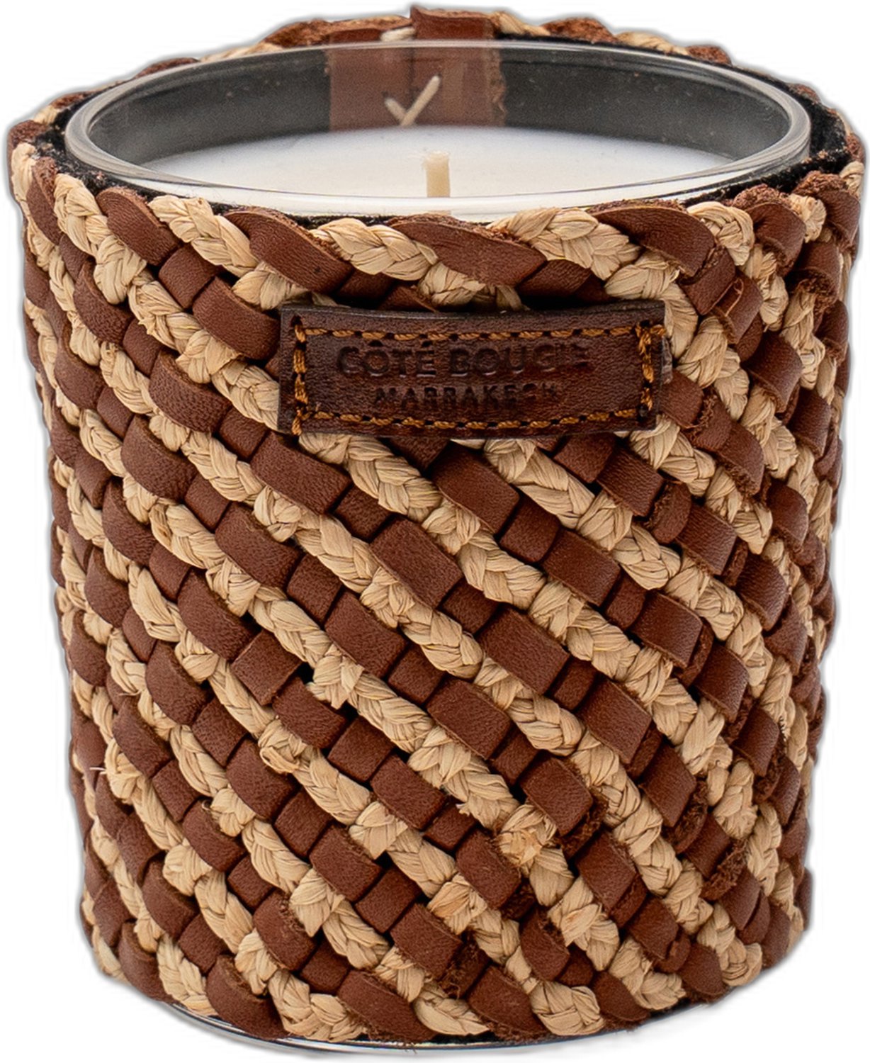 Côté Bougie geurkaars Raphia Cuir May- Amber -S Bruin