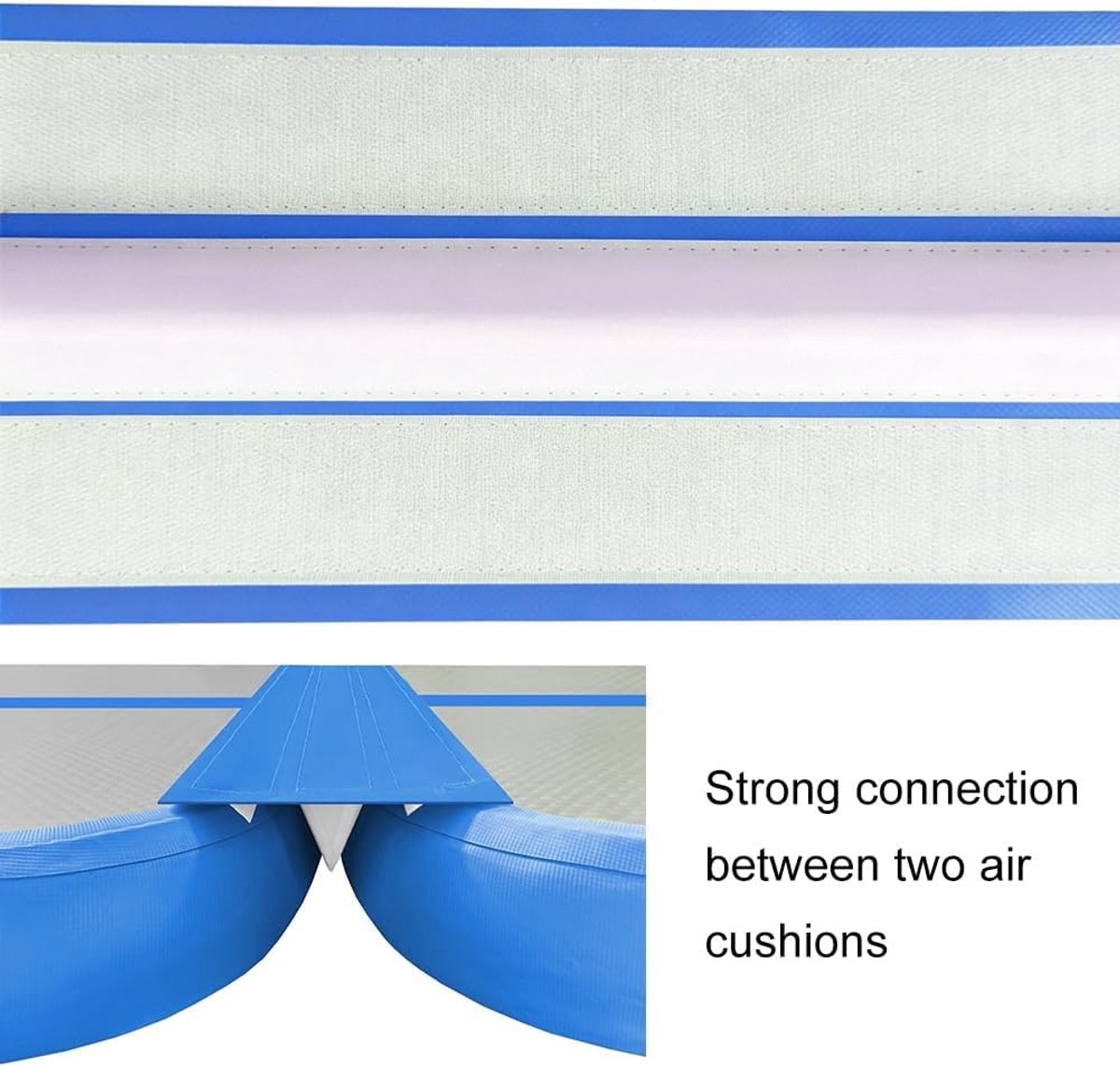Verbindingsband voor Airtrack Mat - 1m Connector Tape voor Gymnastiek, Yoga en Training