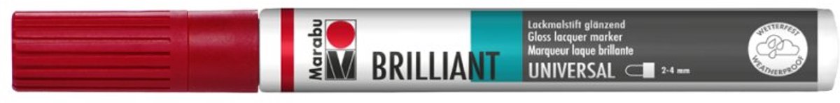 Brilliant Verfstift 2-4 mm - Wit