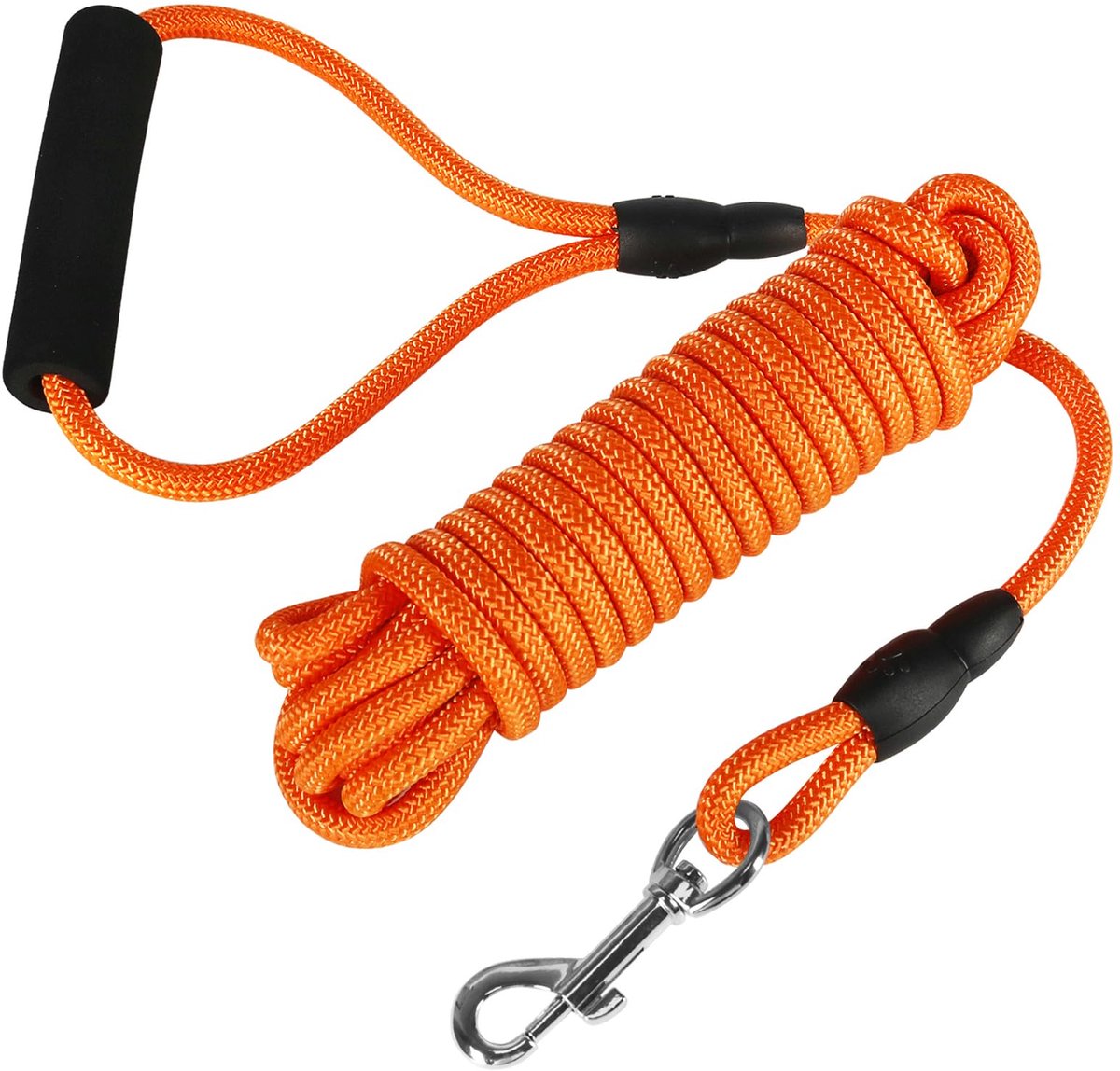 Vivifying 20FT drijvende lange hondentrainingsriem, lichtgewicht geruite koordtouw met comfortabel handvat voor - ShopVlot