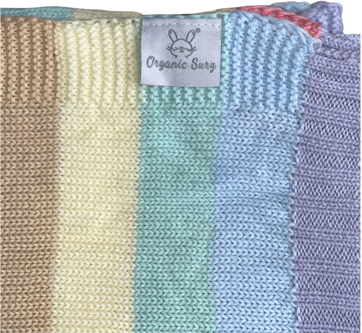Organic Sury Baby Boy and Girls Cellular Ontvangende Deken 100% Katoen 70 x 90 cm Multi Gebruik voor Kinderwagen - ShopVlot