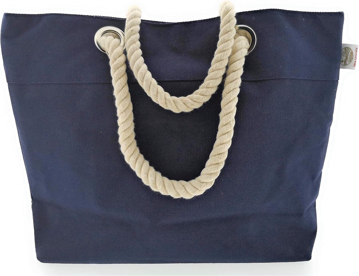 XL beach bag shopper with inside pocket large beach bag shoulder bag for holiday 54 x 37 x 17 - ShopVlot