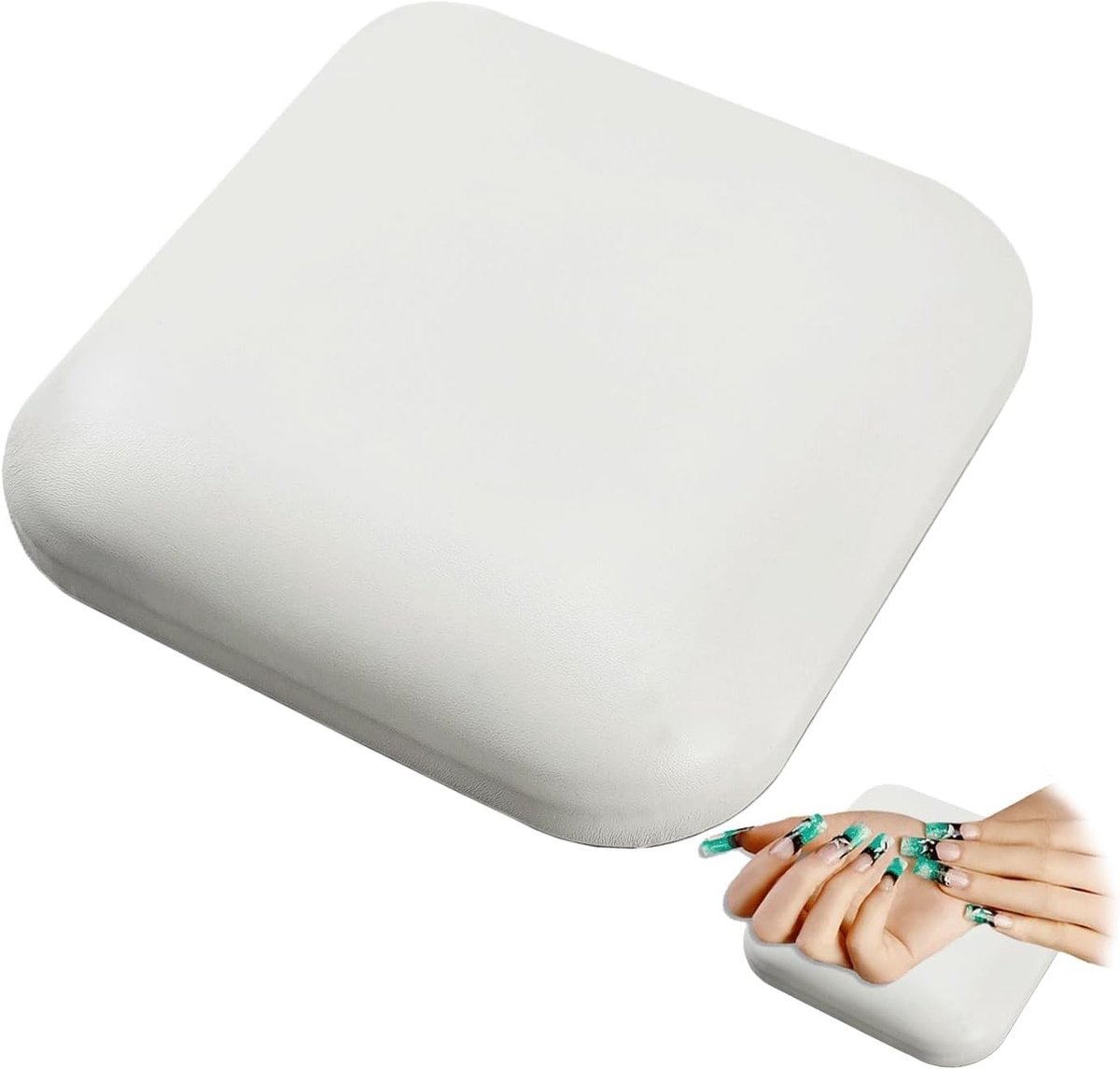 Zachte en comfortabele nagelarmsteun voor ellebogen, niet-slip manicure handkussen en ondersteuning voor nagelsalon, ideaal voor langdurig gebruik en ontspanning