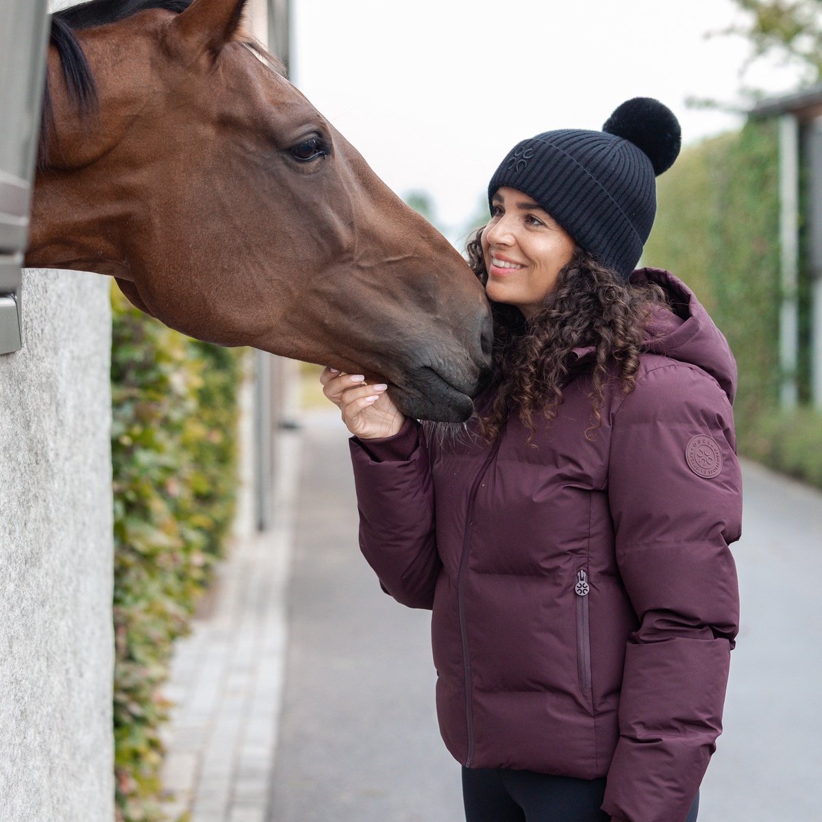 Quur Winterjas Quur Qalix Donkerrood - S