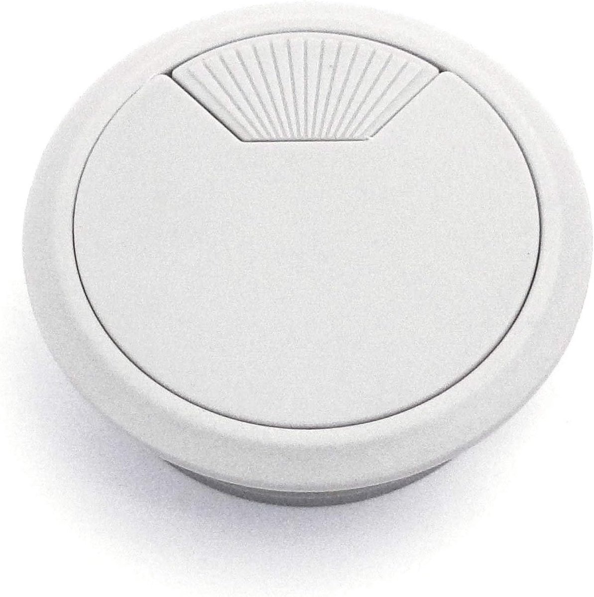Kabeldoorvoer 2 stuks - kunststof wit - Ø 59 mm boorgat - voor nette kabelafwerking - ShopVlot