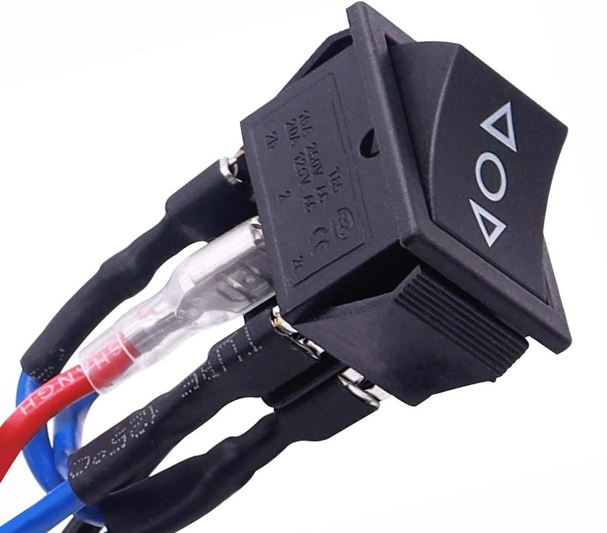Tuimelschakelaar, omgekeerde polariteitsschakelaar, zelfblokkerende gelijkstroommotor, met kabel, omgekeerde - ShopVlot