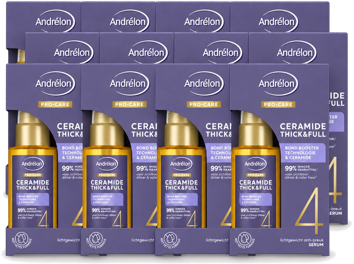 12 x Andrélon – Serum – Pro Care – 50 ml - Voordeelverpakking - 12 stuks