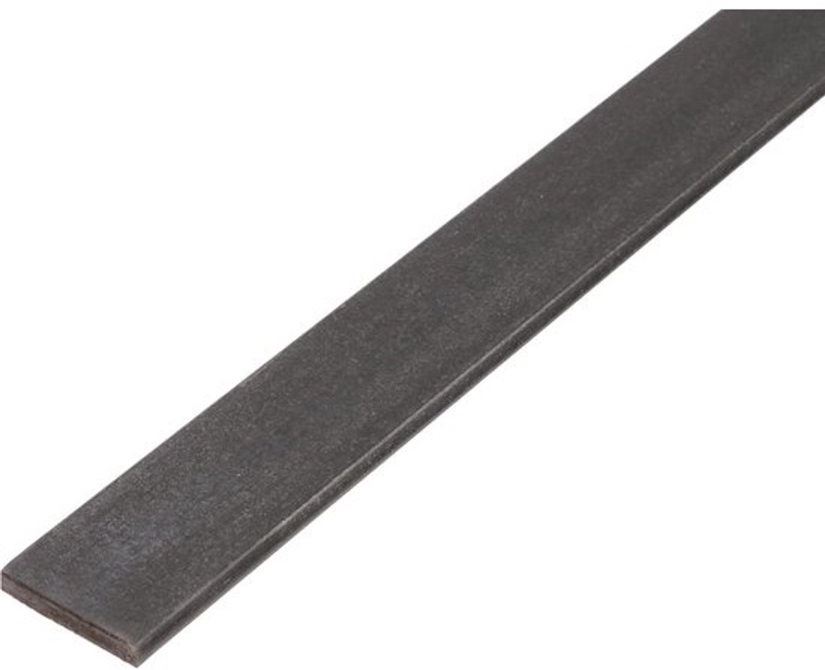Platte staaf - Metalen profiel - Voor constructies - Koudgewalst staal - 100 cm lang