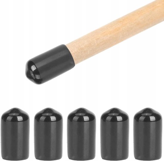 10x Rubber Keuphoes Beschermers voor Snooker & Poolkeus — afbeelding 2