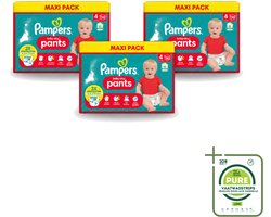 3 x Pampers - Baby-Dry Pants - Luierbroekjes - Maat 4 (9-15 kg) - Extra Droog - 90 Luiers - Grootverpakking - Vaatwasstrips - Baby Luier - Droge Luier - Luier 9-15 Kg - Luier Voor Baby - Luier Tegen Lekken