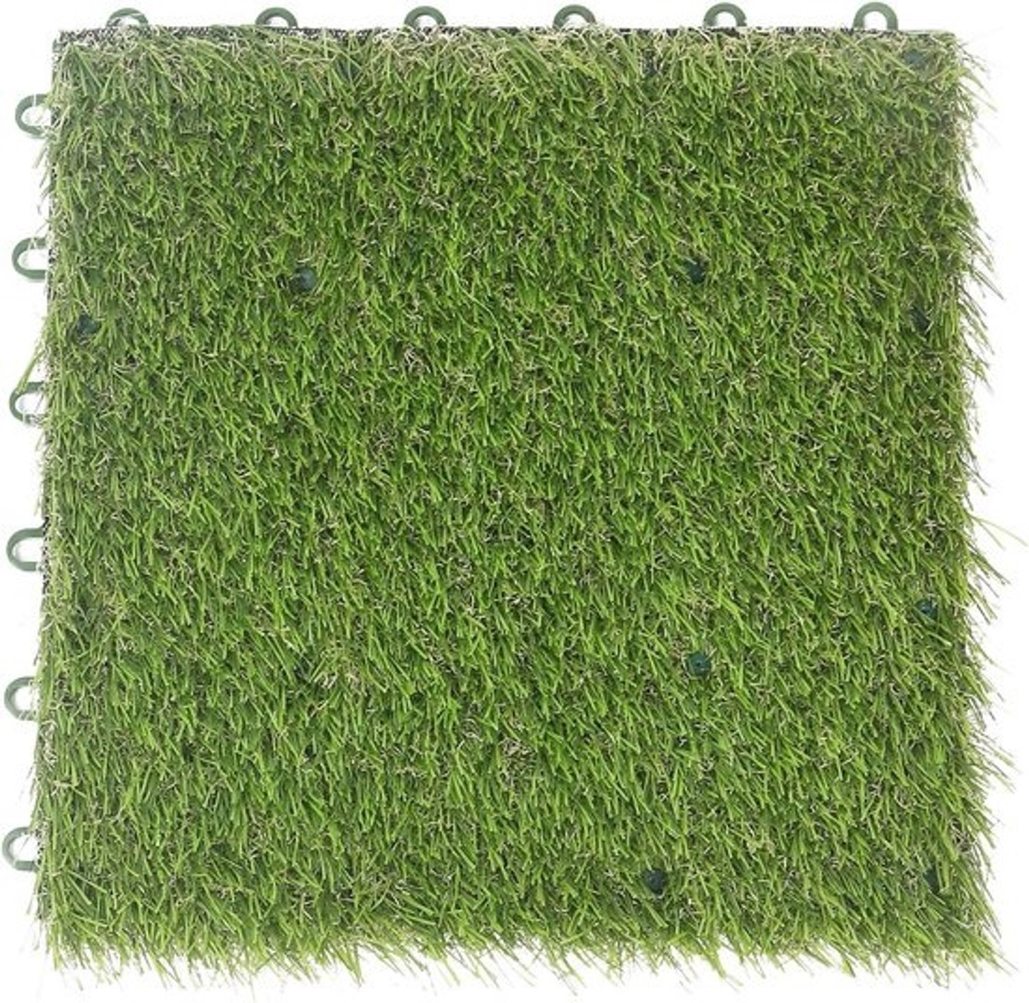 Kunstgras Mat - Kunstgazon Tapijt - Balkon Decoratie - Waterdicht Anti-slip - 1 Vierkante meter - Groen