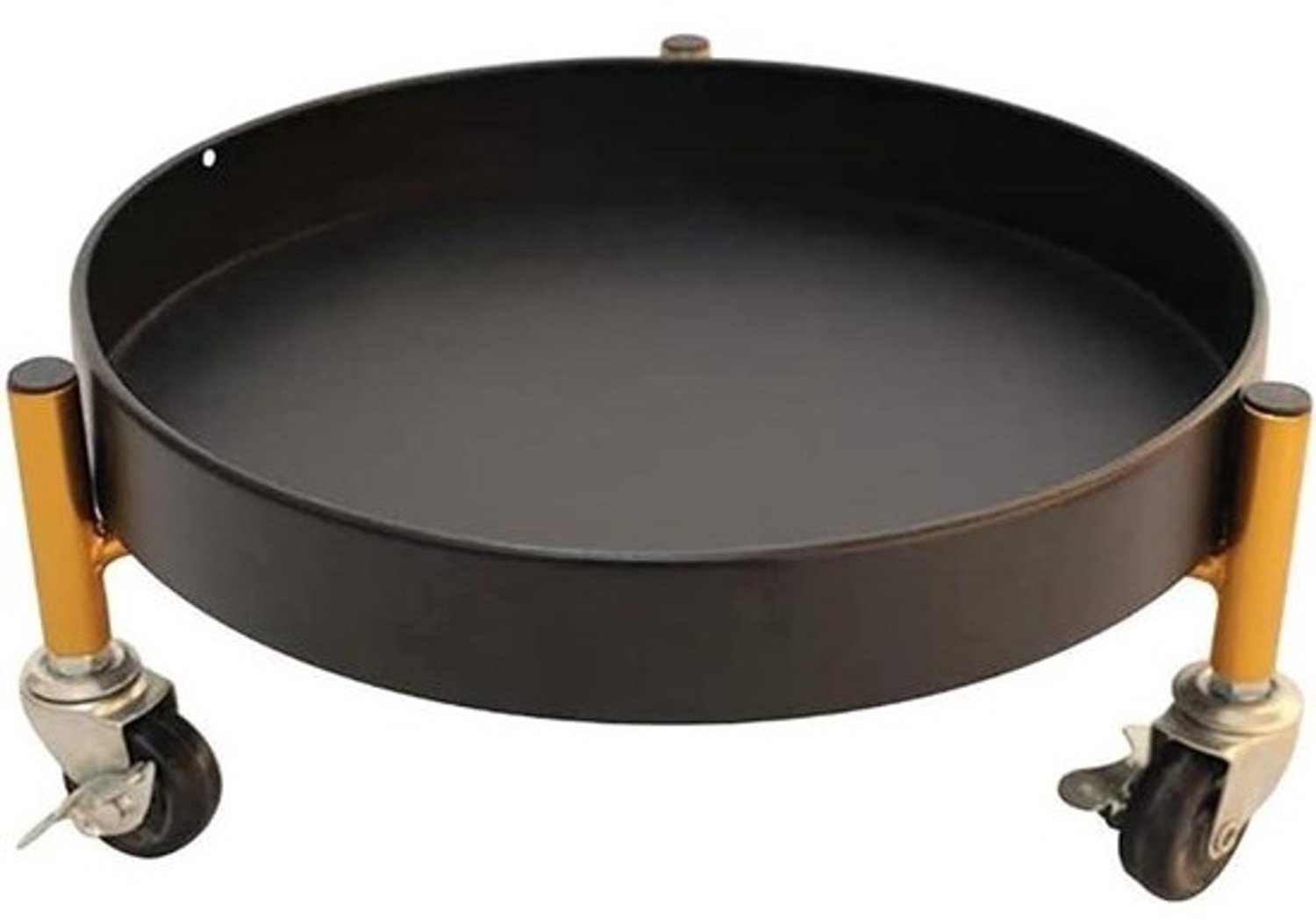 Plantendrager met wielen - Plantentrolley plantenbak - Planten verplaatsen - 360 graden draaibare wielen - 30 cm rond - Zwart