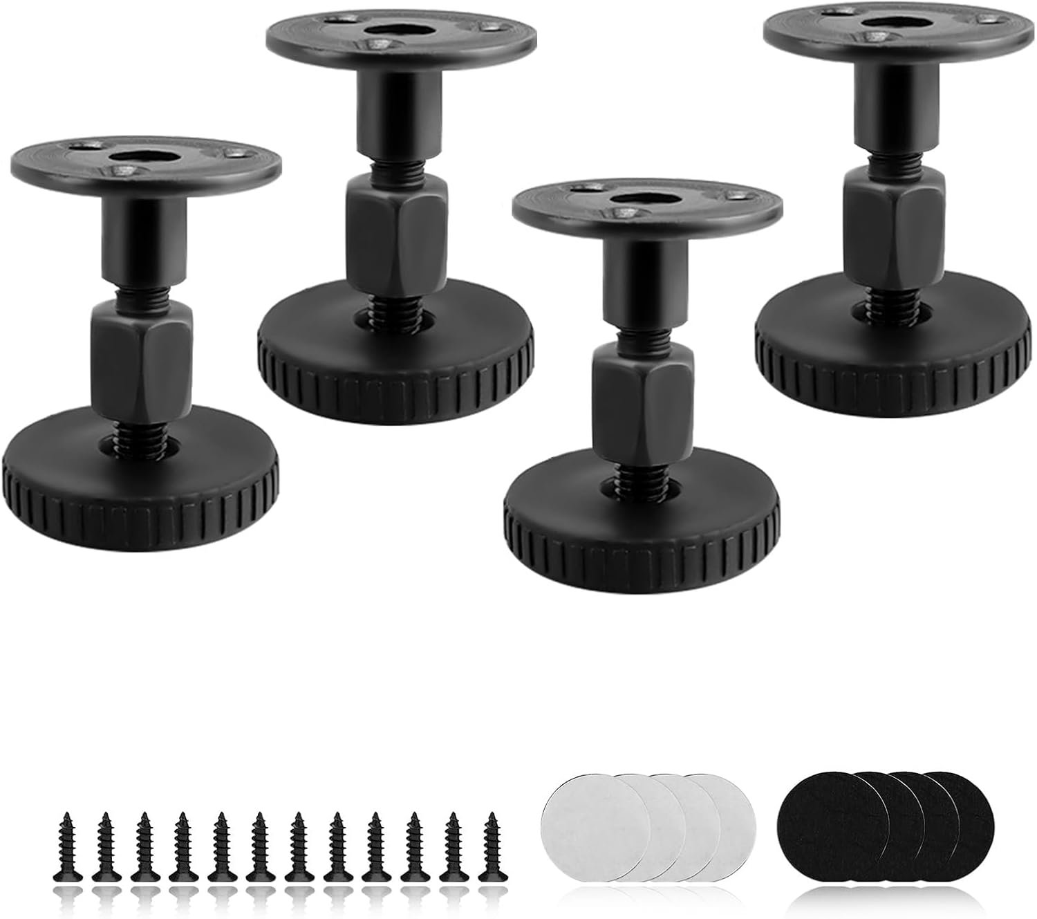 Verstelbare meubelpoot 27-64 mm - staal - anti-kras en stevige bevestiging - perfect voor tafels - ShopVlot