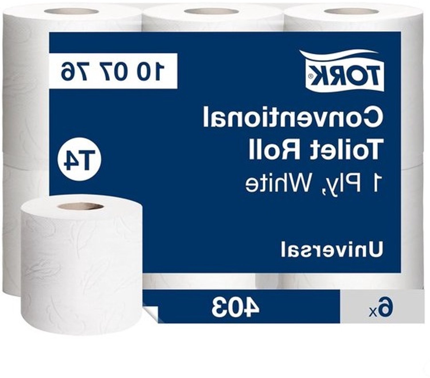Toiletpapier rol - Huishoudpapier - Dagelijks gebruik - Extra lange rol - 6 x 400 vellen - Wit