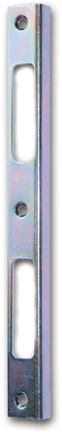 Hoeksluitplaat - Zilver - 21 x 14,6 x 4 cm - Verzinkt Staal voor Binnendeuren