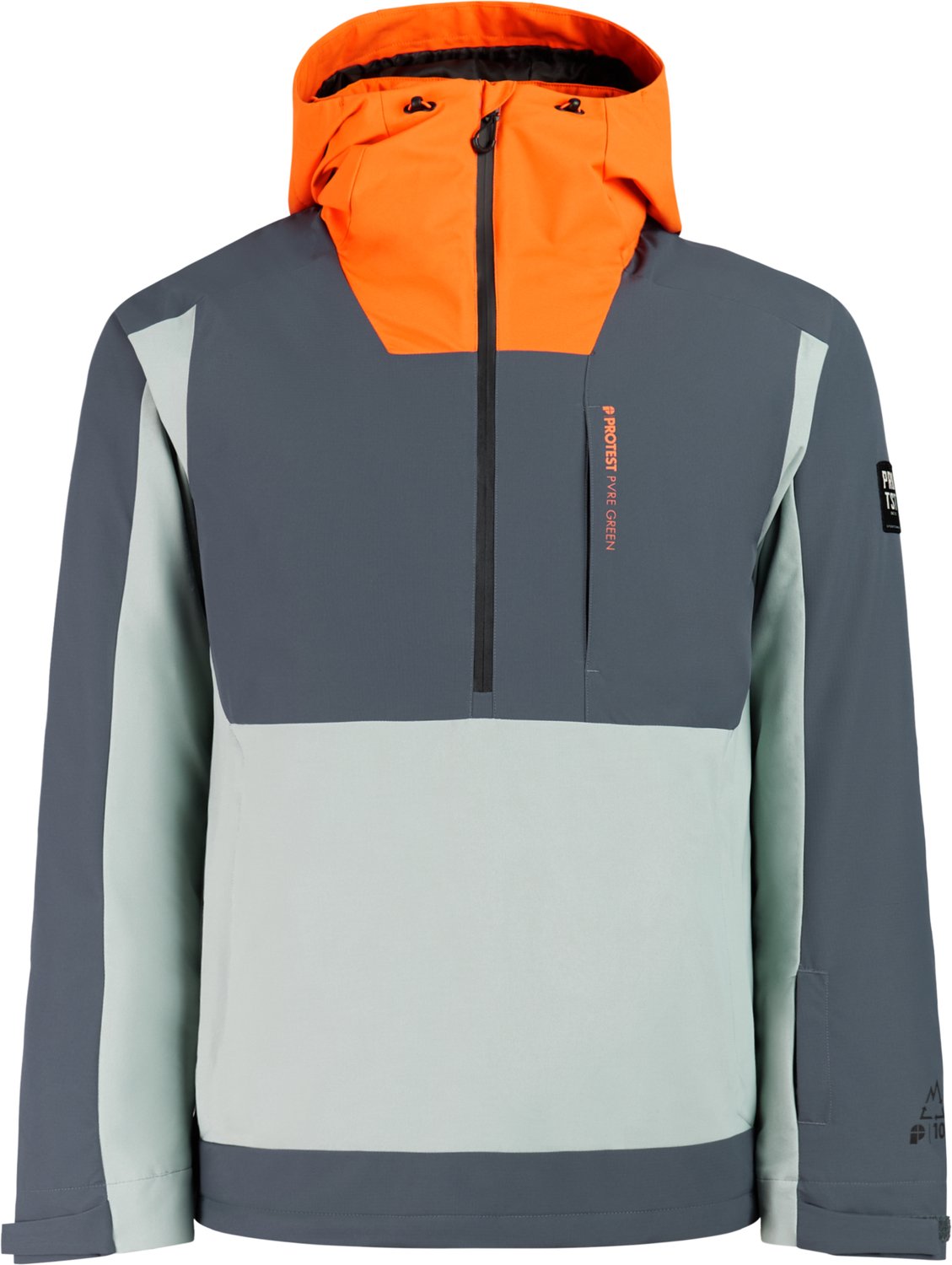 Protest PRTMetric Skijas Heren Waterkolom 10K Skipasvak Winterjas Moonstonegrey