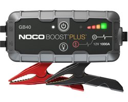 NOCO Genius GB40 Jumpstarter – 500A 12V Starthulp – Tot 4.0L Benzinemotor – USB Powerbank – 100 Lumen LED Zaklamp