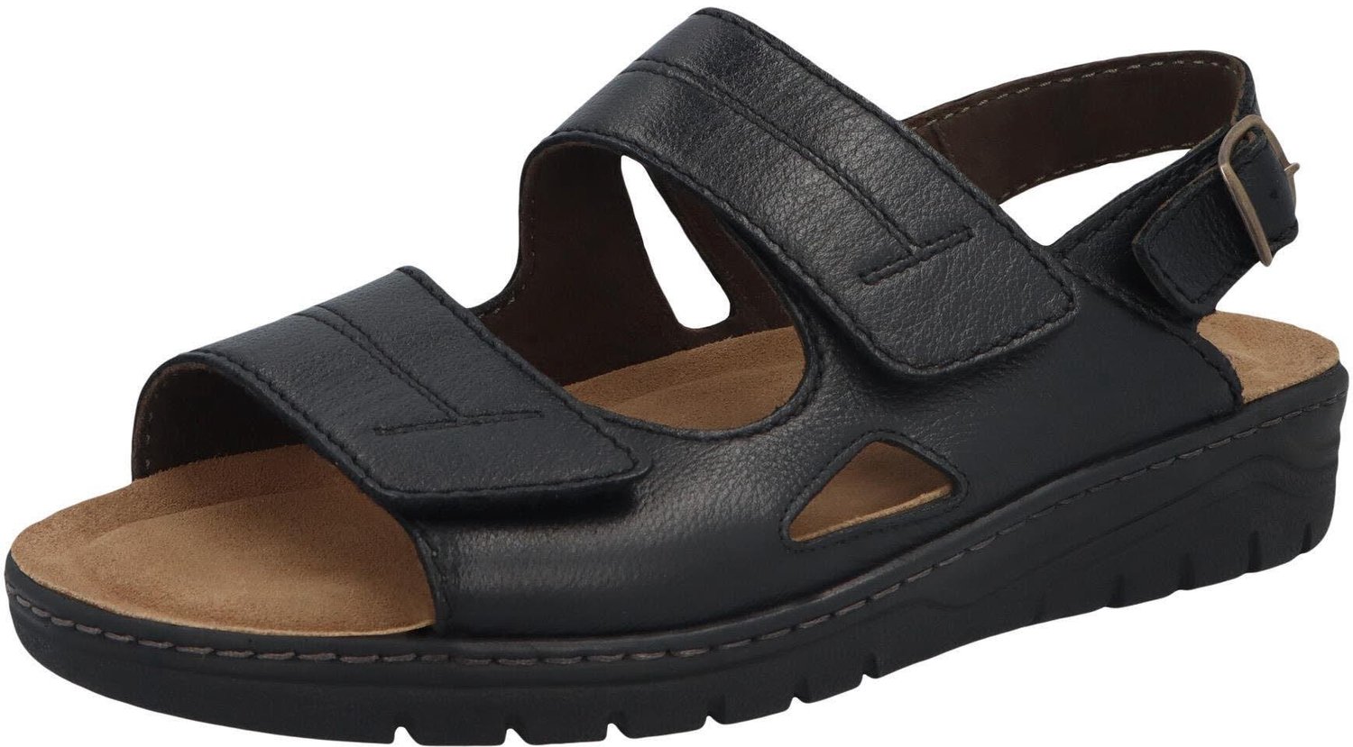 Solidus 78061 00090 heren sandalen Zwart