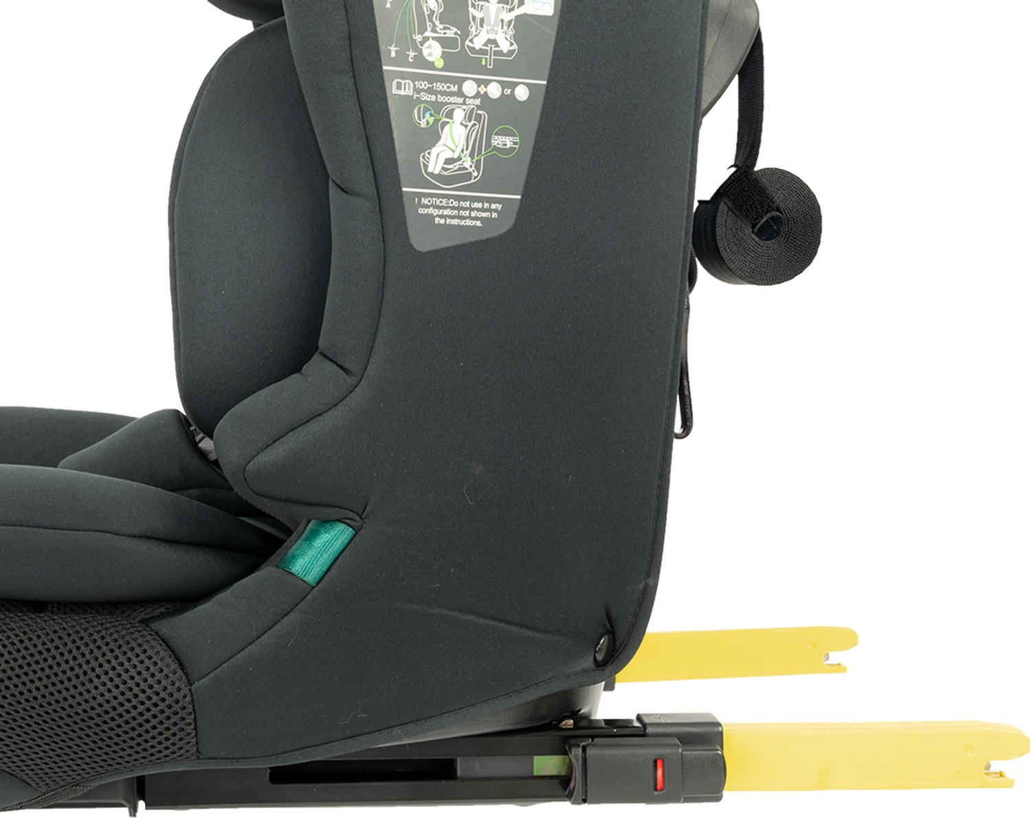 Novi Baby Josh Go I-Size Isofix Autostoel - Zwart - Geschikt vanaf 76 tot 150 cm – foto 6