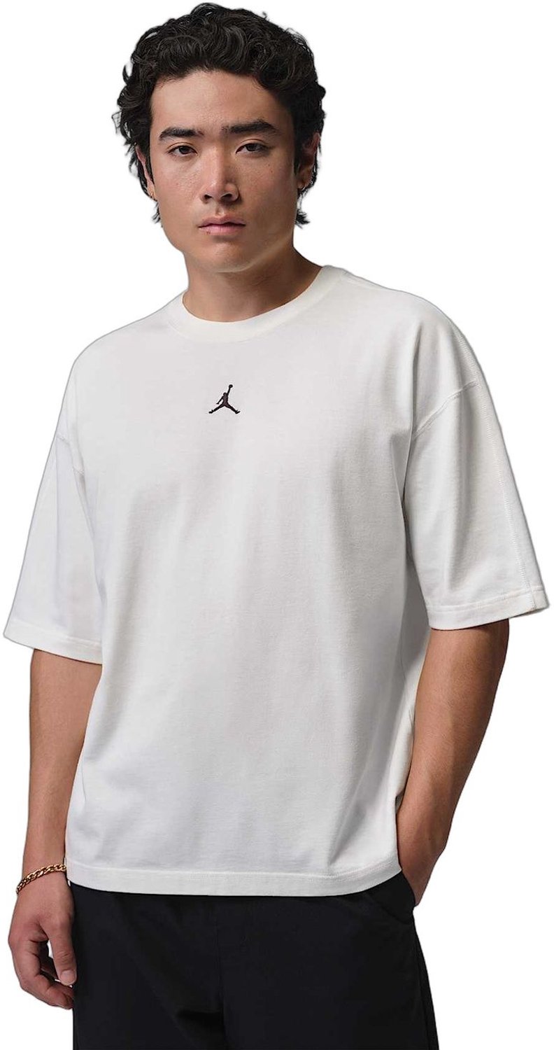 Nike M J Flt Hvywt Ss Top IF1911-133 T-shirt heren L Wit