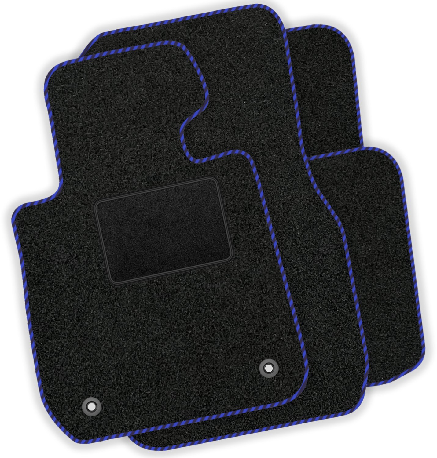 Moltico Carmats - SP Serie - Dywaniki Welurowe - Niebieska Lamówka - Geschikt voor Chevrolet Epica 2006-2012