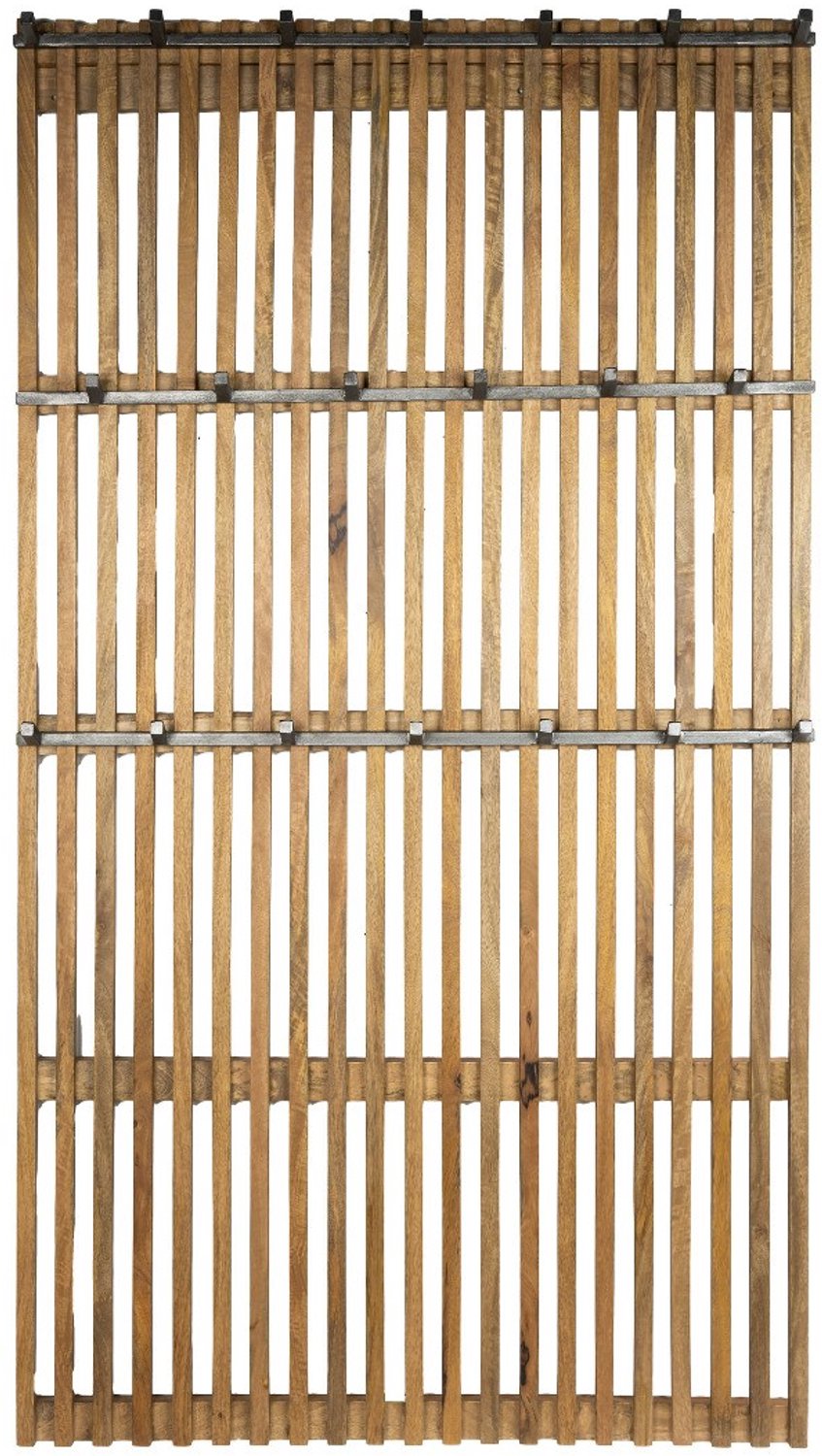 Fraaai - Odila kapstok hoog XL 20 haken - massief mangohout - zand