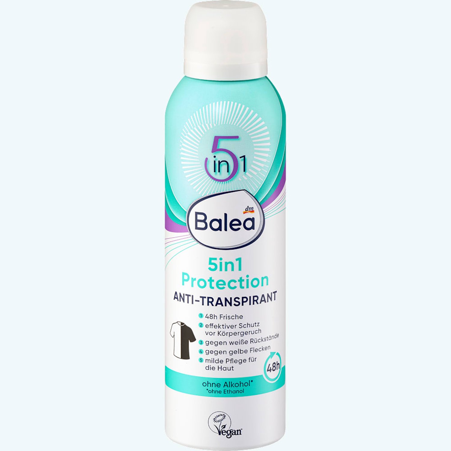 Balea antitranspirant deospray Protection 5-in-1, 200 ml