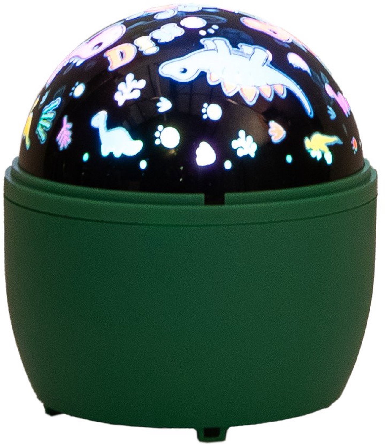 Anna's Collection LED projector dinosaurus lichtgroen Ø 13 x 11,5cm