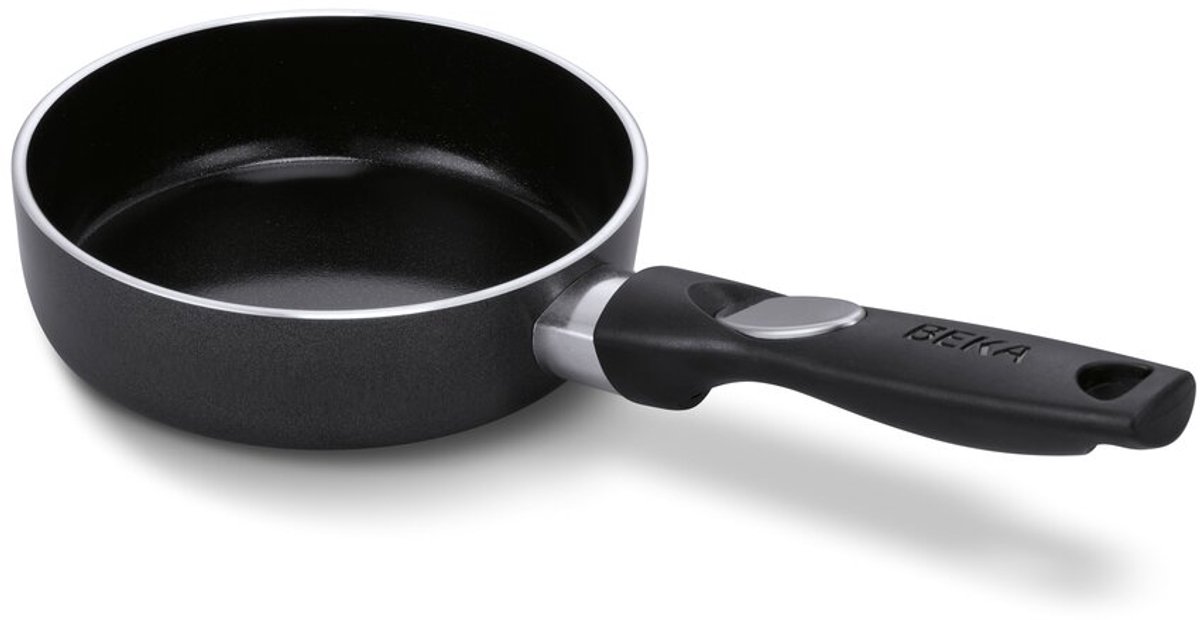 Beka Pro Induc Koekenpan - Ø 14 cm - Braadpan - Keramische antikleeflaag - PFAS-vrij - Geschiktvoor inductie - Zwart