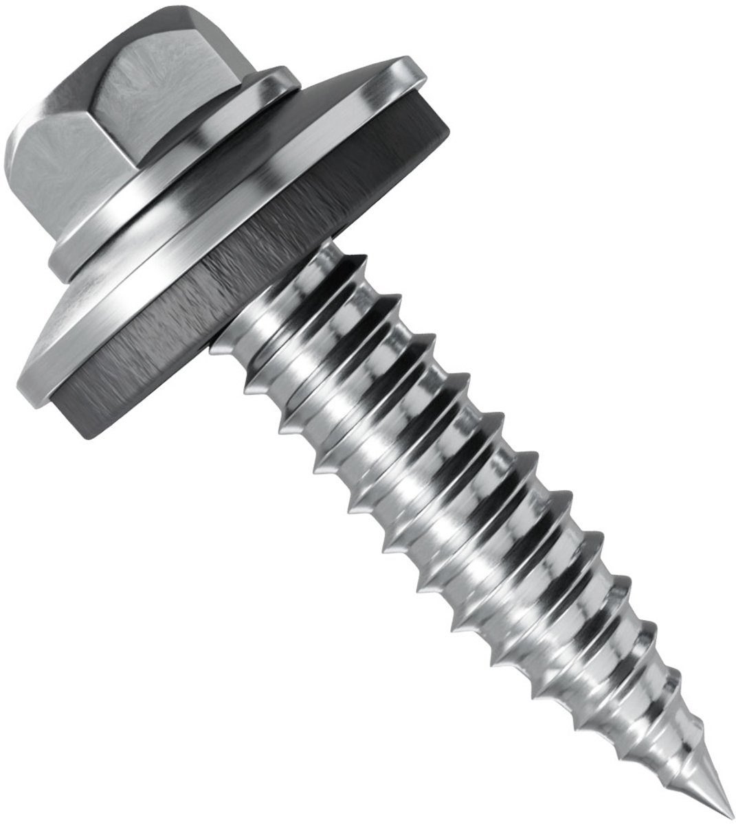 TWISTEC Zelfborende Schroeven 6,0 x 25 mm – Bimetalen Plaatschroeven RVS A2 – voor Staal & Aluminium – 100 Stuks