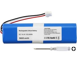 5600mAh Stofzuiger Batterij voor Proscenic M7 M8 Pro Max, voor Neabot N1 N2