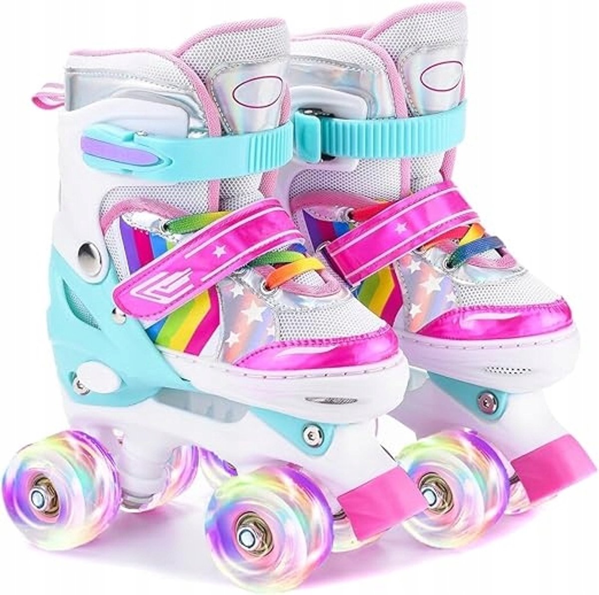 Verstelbare rolschaatsen voor meisjes met LED-wielen