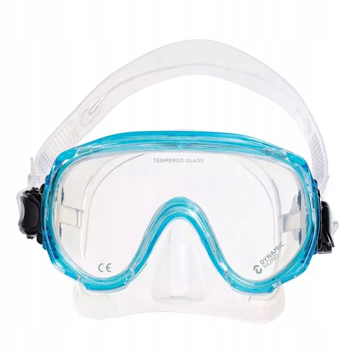 DYNAMICNORD Korsika Midi Zwemmasker Kinderen 7-15 Jaar Aquamarina
