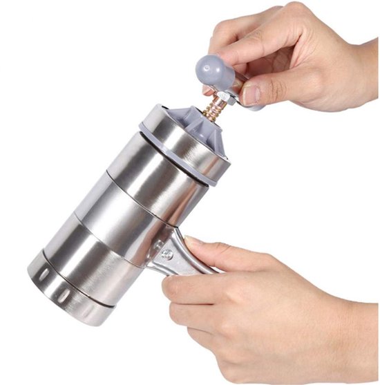 Pasta Maker - Handbediende Roestvrijstalen Noodle Press Machine — afbeelding 3