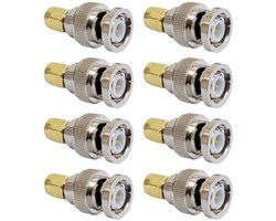 Coaxiale RF-adapter BNC Mannelijk naar SMA Mannelijk
