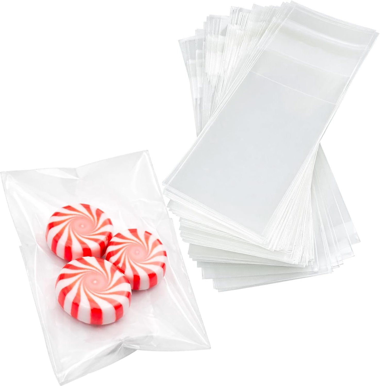 Cellofaanzak 4 x 6 cm - transparant - stevig - ideaal voor cadeauverpakkingen - m-winkel