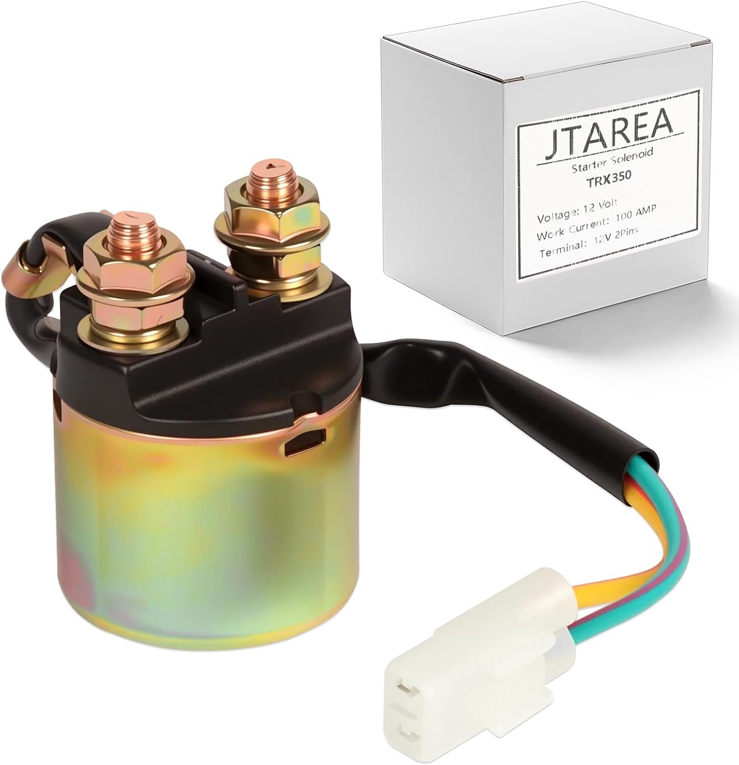 Starterrelais solenoïde - Vervangt 35850-HM7-000 - Robuust en praktisch - Voor Honda TRX350/420/500/450 - ServiceTopper