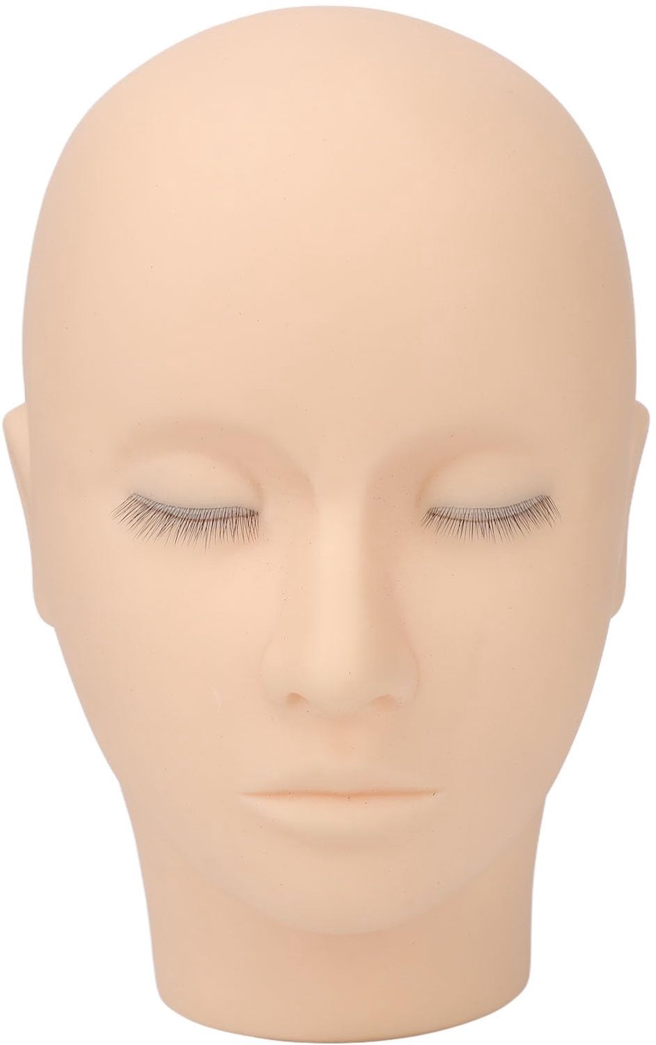 Wimper Mannequin Hoofd 3 Lagen Siliconen - Oogleden - Wimperverlenging - Make-up Praktijk - Training Mannequin - Pop Gezicht Hoofd - Wimperpop