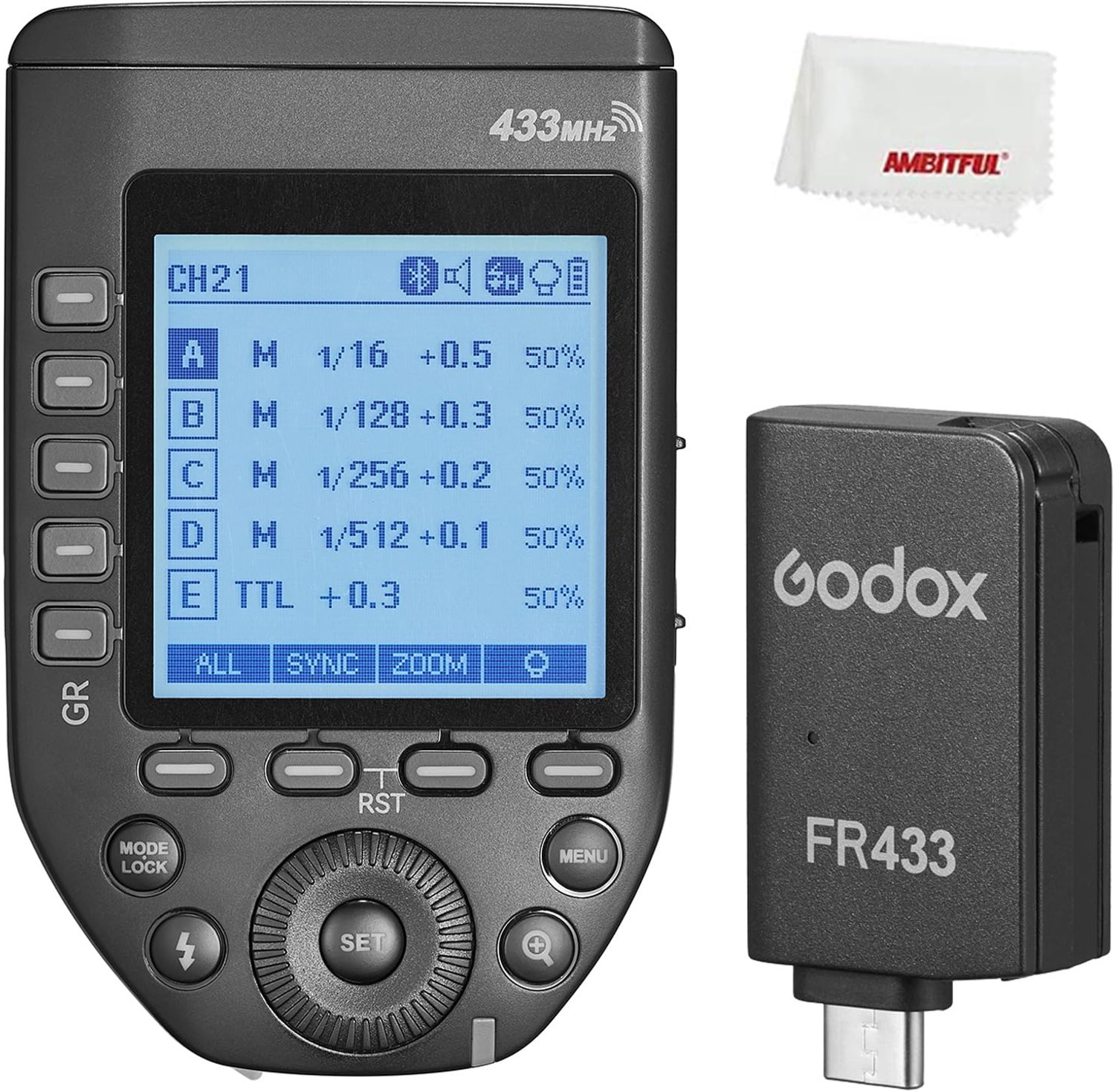 Draadloze Flash Trigger voor Sony Camera's met TTL en LCD Display