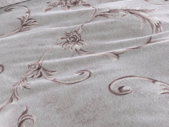 Heckettlane Rosalie Dekbedovertrek - 100% Katoen-Flanel - 200x220-NL-BE - Grijs van Merkloos — afbeelding 2