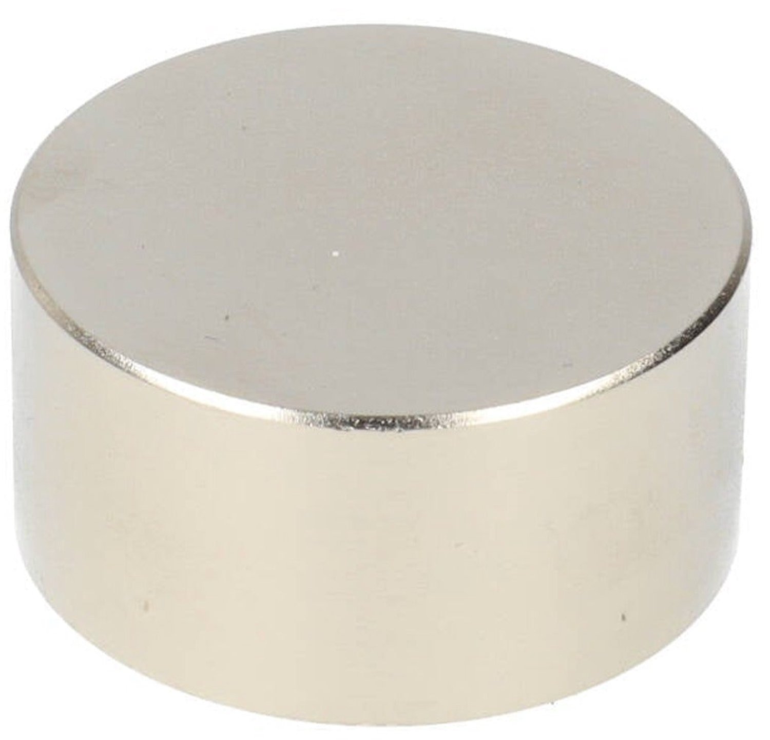 Neodymium Schijfmagneet Ø40 x 20 mm N48 NiCuNi