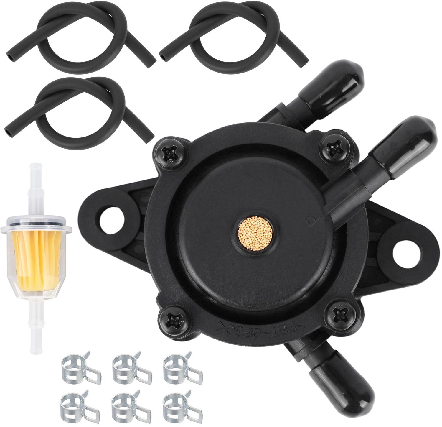 Brandstofpomp met Filter, Oliepompset met Olieslang en Klemmen voor Kleine Motoren