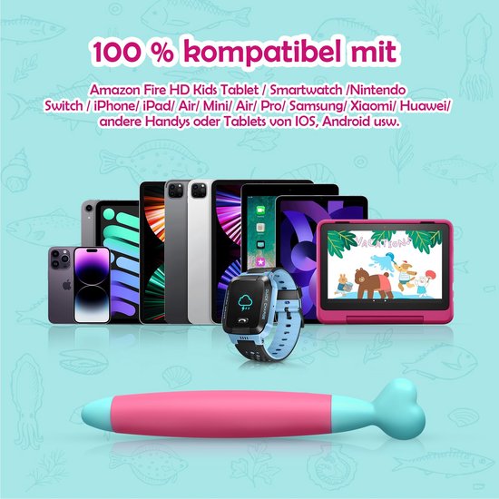 Set van 3 Stylus Pennen voor Kinderen met Zachte Rubberpunten — afbeelding 2