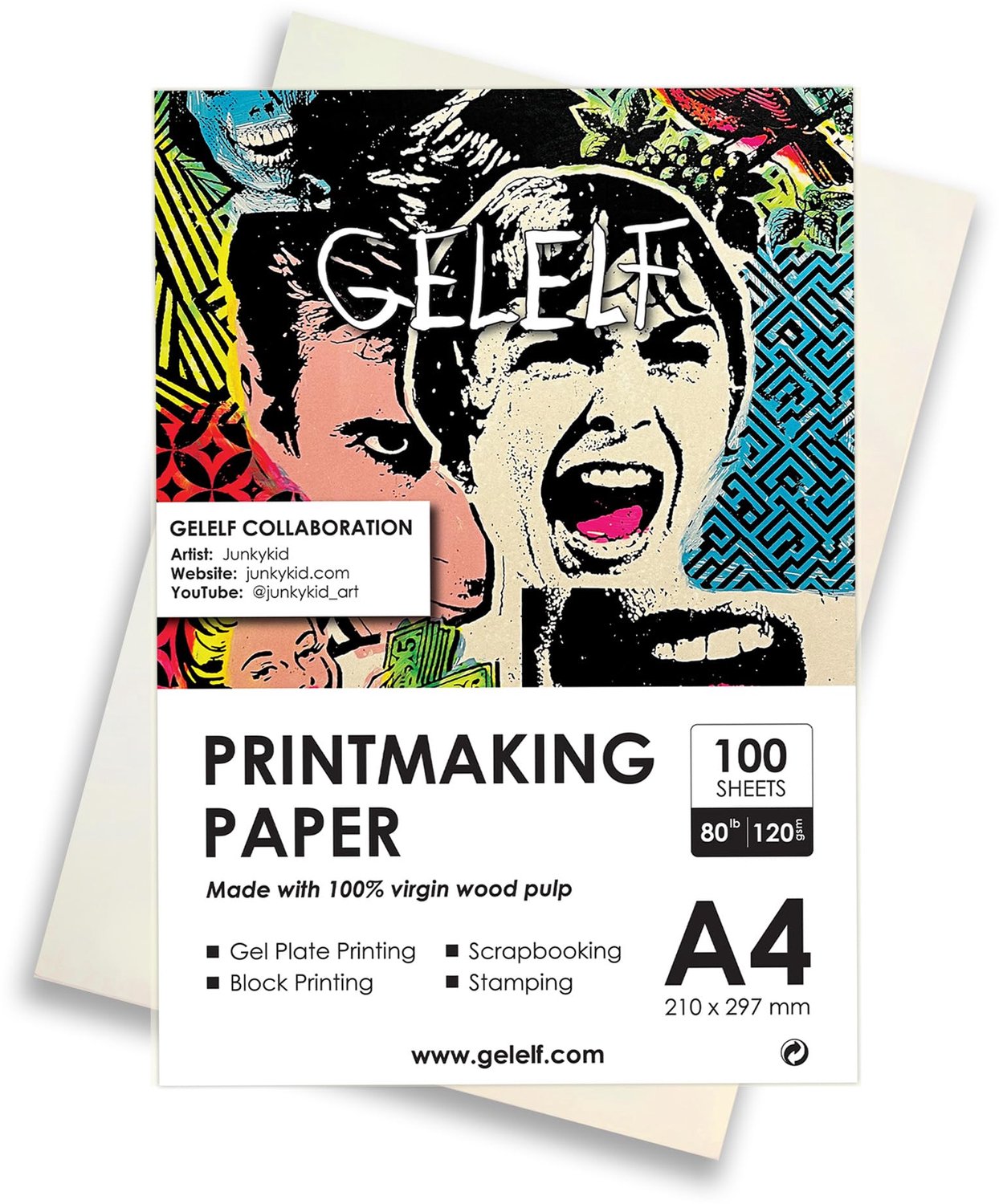 A4 Gel Plate Printing Papier - 100 Vellen